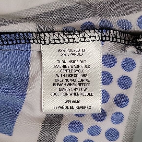 JM Collection geometric print tunic blouse Size XL - Picture 10 of 12